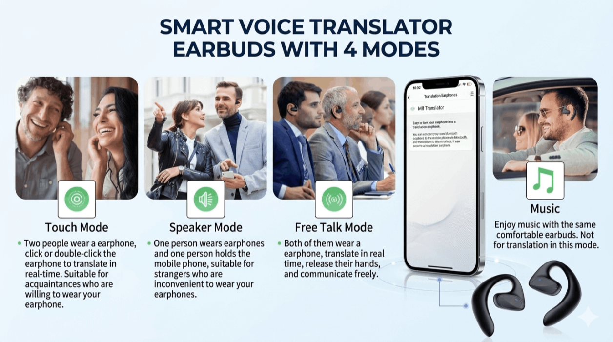 SonaBuds Translating Earbuds
